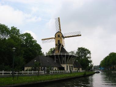 Een molen in Weesp.